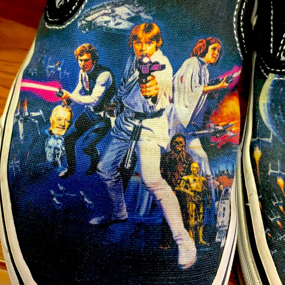 STAR WARS VANS - super cute and an ultimate favorite for fans